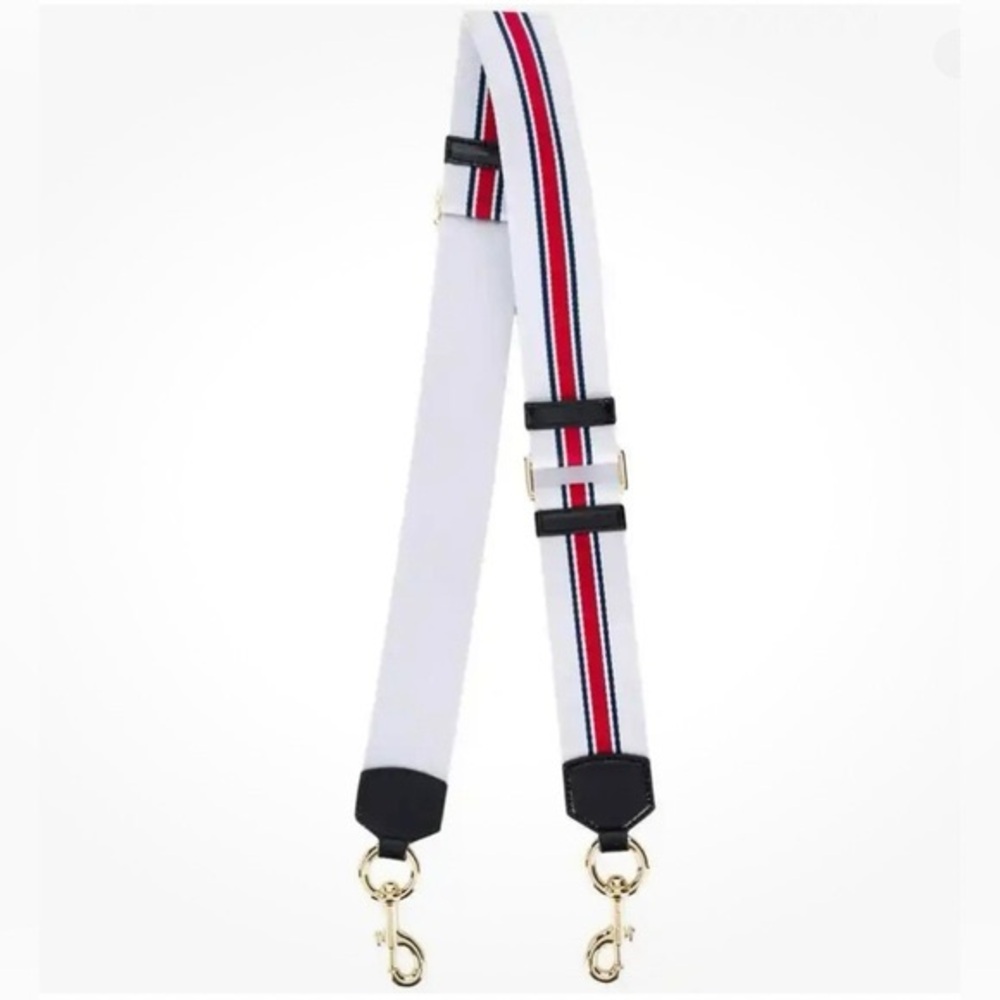 Marc Jacobs White and Red Crossbody Strap